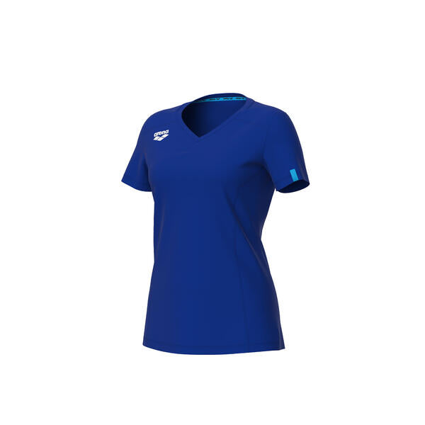 W Team T-Shirt Cotton Panel Royal