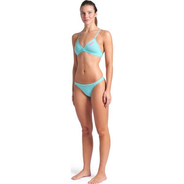 W Team Swim Bottom Solid Solid Water-Shocking Pink
