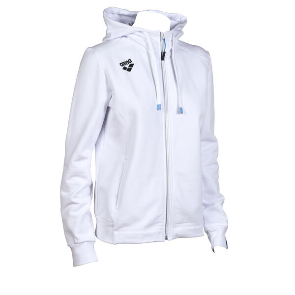 W Team Hooded Jacket Panel White