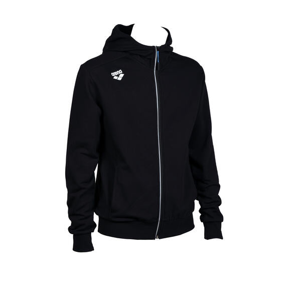 Team Hooded Jacket Panel Black