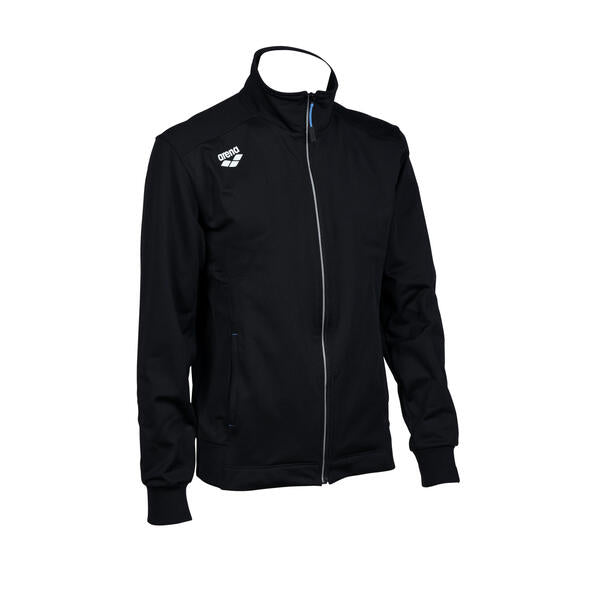 Team Jacket Panel Knitted Poly Black
