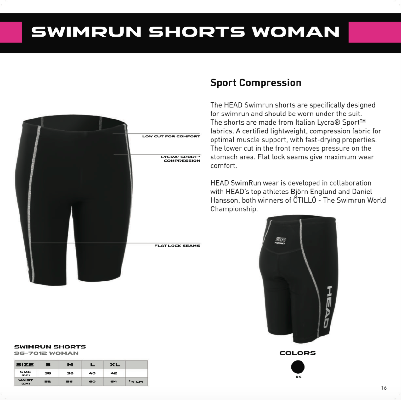 HEAD naisten SwimRun shortsit