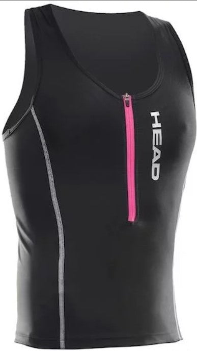 HEAD vetoketjullinen naisten Triathlontoppi (musta)