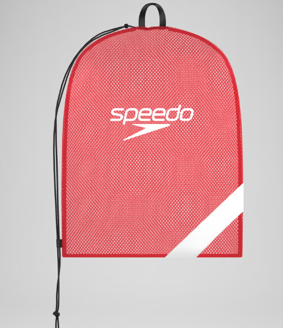 SPEEEDO XL Team Mesh Bag Varustepussi - punainen