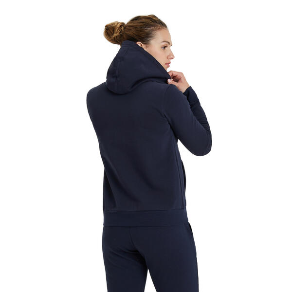 W Team Hooded Jacket Panel Navy