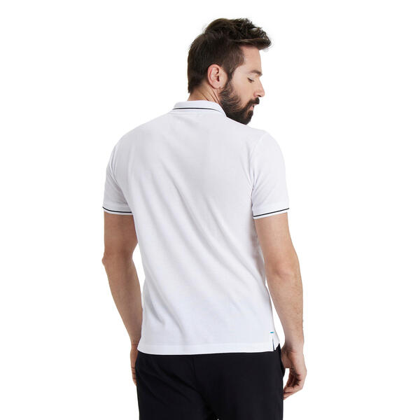 Team Poloshirt Solid Cotton White