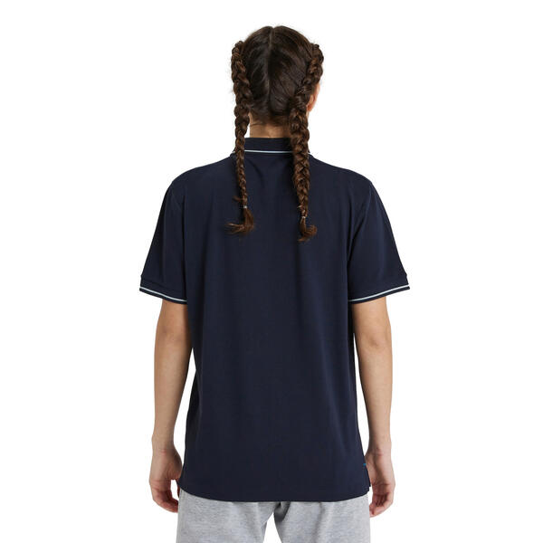 Team Poloshirt Solid Cotton Navy