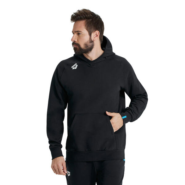 Team Hooded Sweat Panel Black