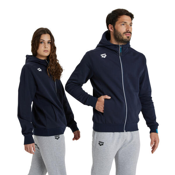Team Hooded Jacket Panel Navy