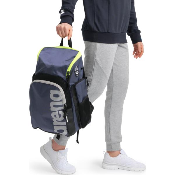 Spiky III Backpack 35 Navy-Neon_Yellow