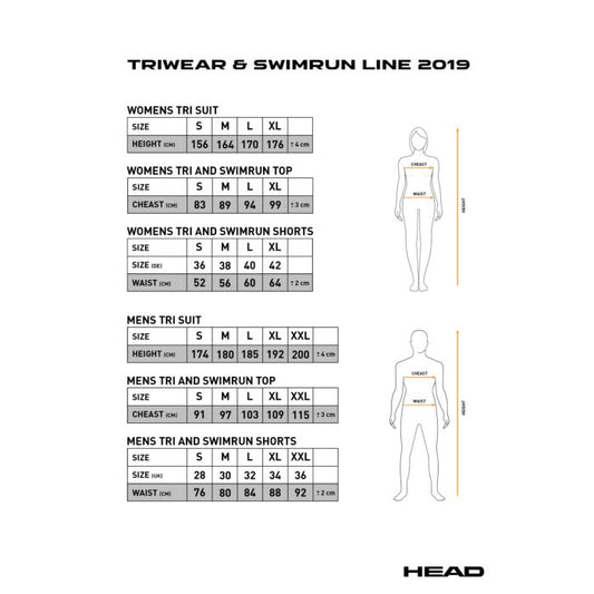 HEAD miesten Triathlonshortsit