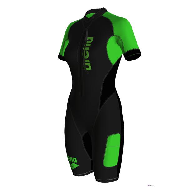 W SwimRun lyhyt märkäpuku XS