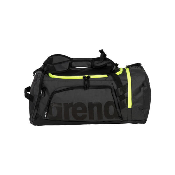 Fast Multi Duffle Bag Dark Smoke-Neon Yellow 55L