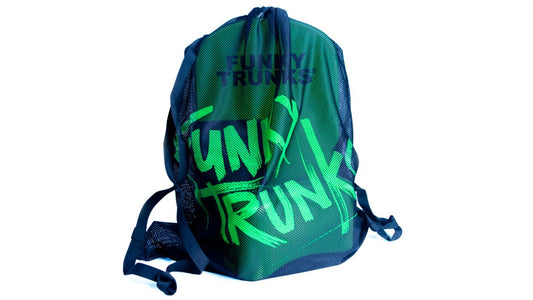 Still Black, Funky Trunks -Mesh Gear Bag