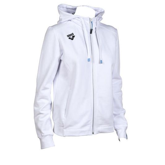 W Team Hooded Jacket Panel White