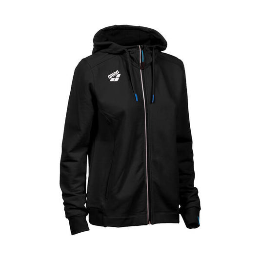 W Team Hooded Jacket Panel Black