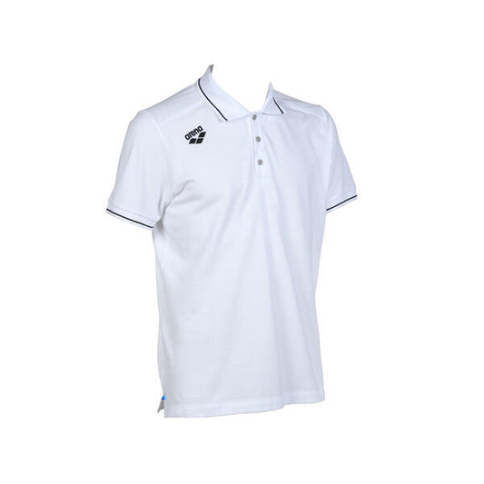 Team Poloshirt Solid Cotton White