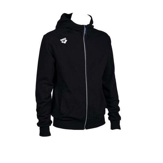 Team Hooded Jacket Panel Black