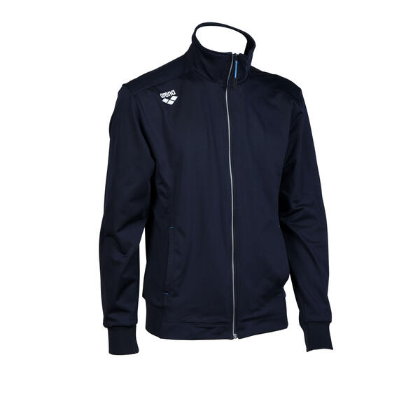 Team Jacket Panel Knitted Poly Navy
