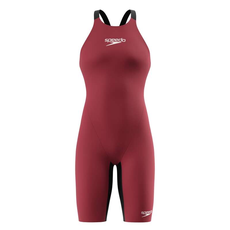 SPEEDO Fastskin LZR Pure Valor 2.0 Openback Kneeskin, Regal Red / Black
