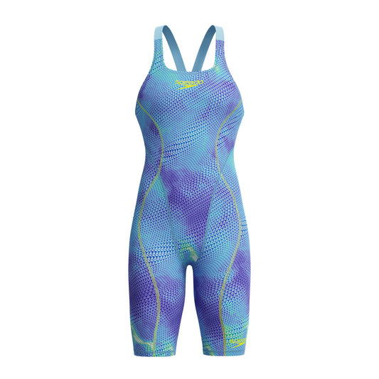 SPEEDO Fastskin HyperSpark Printed Openback, Under Current/Sugar Blue