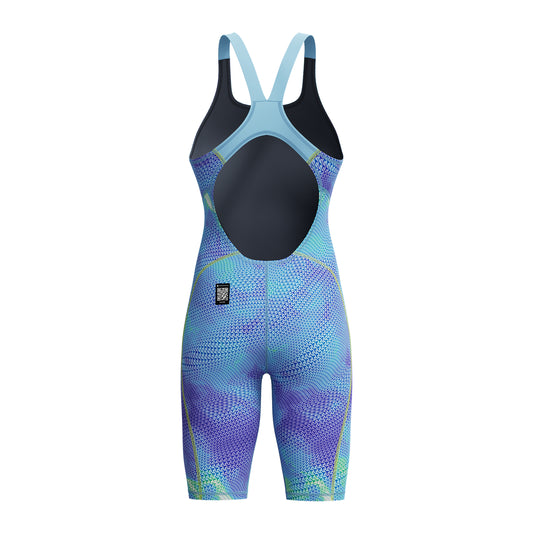 SPEEDO Fastskin HyperSpark Printed Openback, Under Current/Sugar Blue