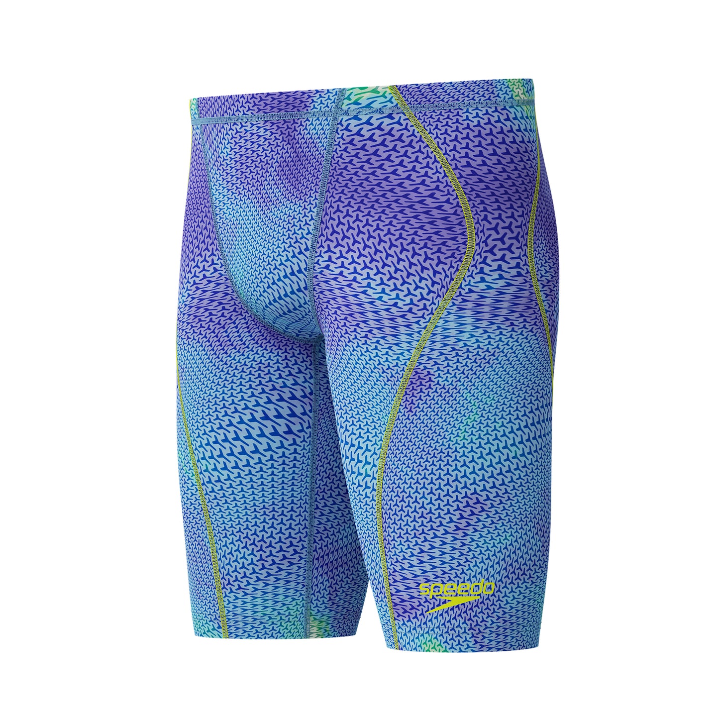 SPEEDO Fastskin HyperSpark Printed Jammer, Under Current/Sugar Blue