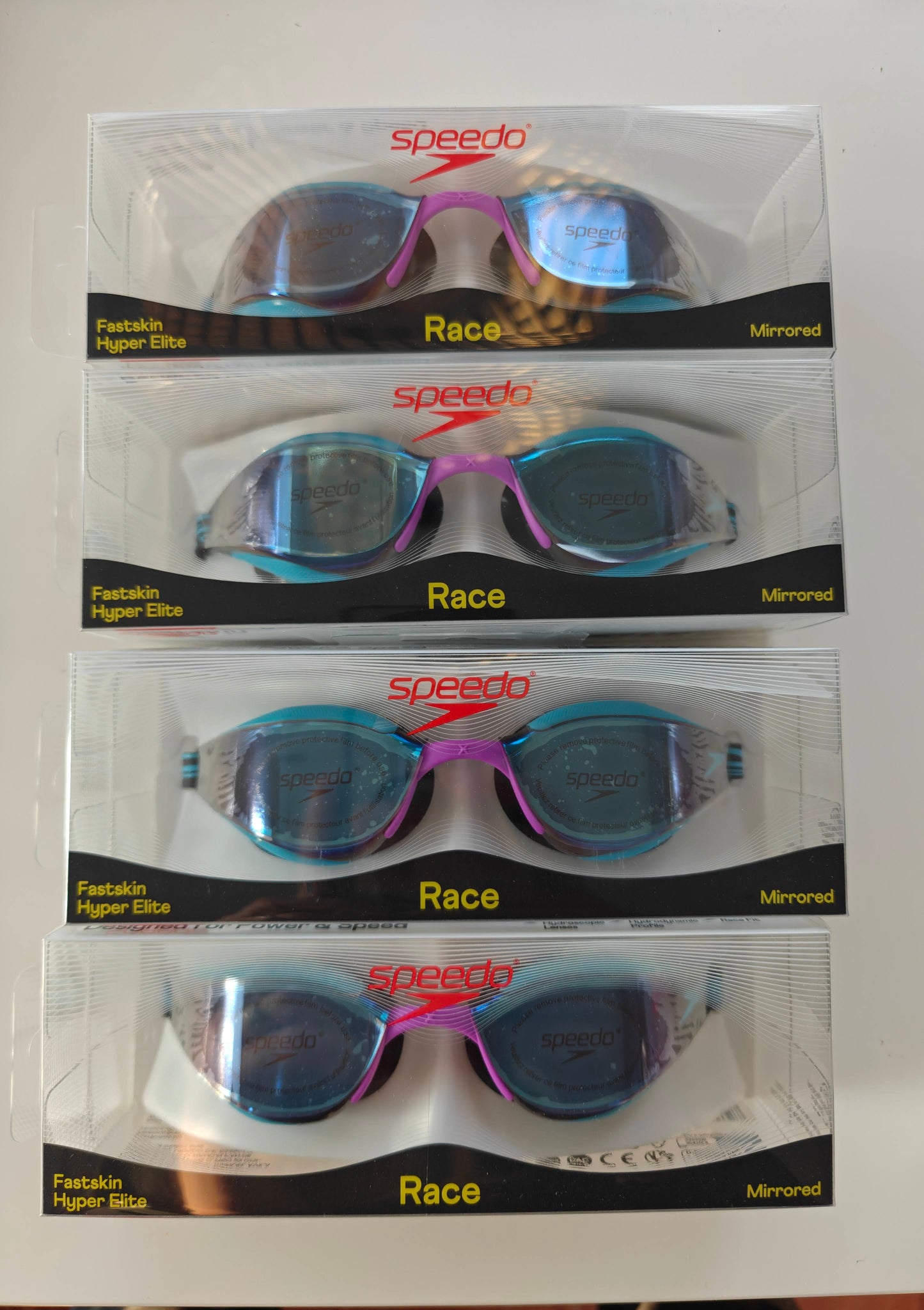 Fastskin Hyper Elite Mirror lasit - sininen