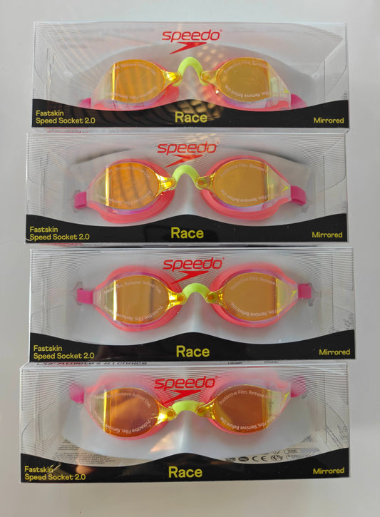 Speedsocket 2 Mirror lasit - pinkki