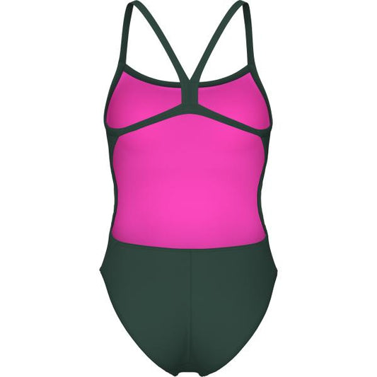 W Team Challenge Solid Dark Sage-Shocking Pink