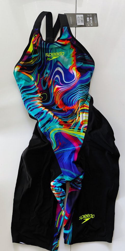 SPEEDO Fastskin LZR Pure Valor 2.0 Openback Kneeskin Special Edition Black/Multi