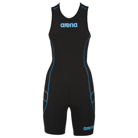 W Rear Zip TriSuit ST musta